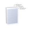 Griply Reusable Dry Erase Sticky Notes 4X6 Inch Lined | Whiteboard Self-Stick Notepad | White Board Stick Pads | Eco-Friendly