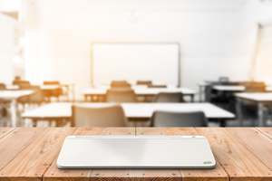 Desktop Glass Whiteboard Storage | Dry Erase Computer Pad | White Board Keyboard Drawer Platform