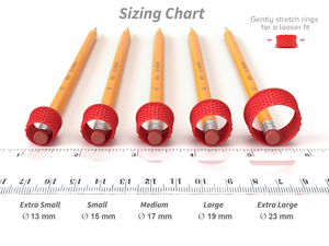 Griply Rubber Fingers Tips Rings - Small (10 Pieces) - Griply Products